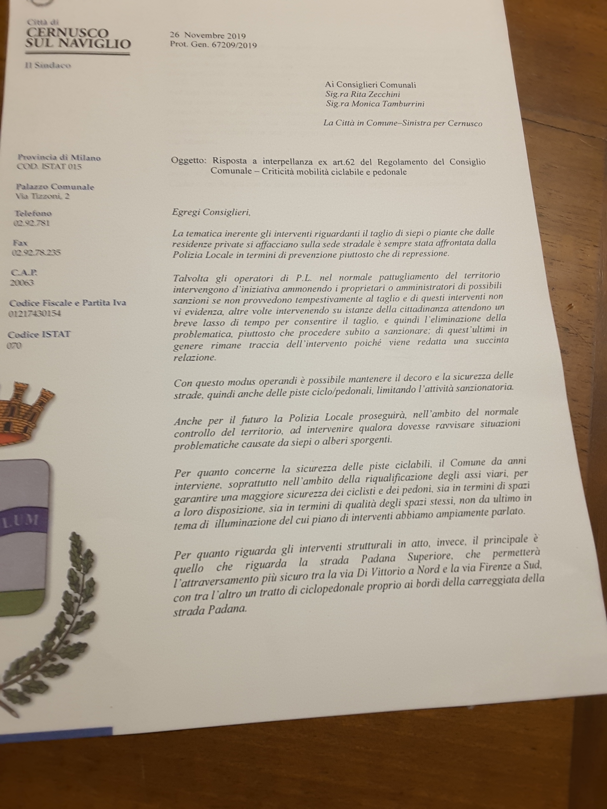 20191126 risposta interpellanza mobilita 01